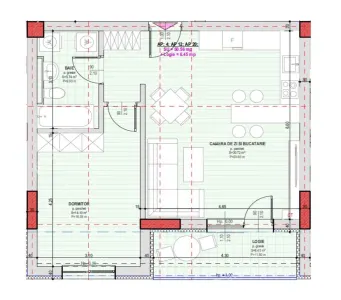 De vanzare apartament cu 2 camere decomandate loc de parcare si balcon zona Pictor Brana Selimbar - foto 4