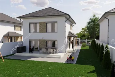 De vanzare casa individuala cu 4 camere si teren de 380 mp in Sura Mica zona Sportului - foto 2
