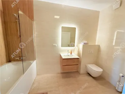 Apartament tip Penthouse de vanzare in Sibiu 85 mp utili parcare subterana 110 mp terasa - foto 16