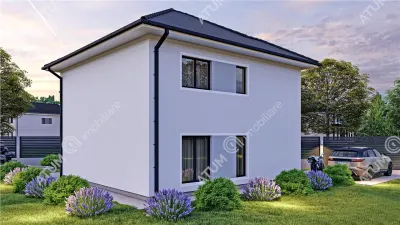 Casa individuala finisata la cheie de vanzare in Cristian 3 camere - foto 3