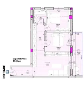 De vanzare apartament intabulat cu 3 camere finisat la cheie etaj 2 zona Brana - foto 5