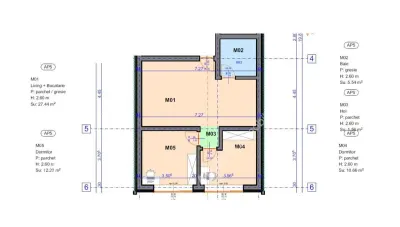 De vanzare apartament la cheie de 3 camere si 2 locuri de parcare zona Turnisor din Sibiu - foto 8