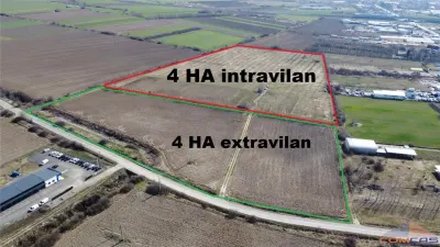 Teren intravilan si extravilan de vanzare - foto 1