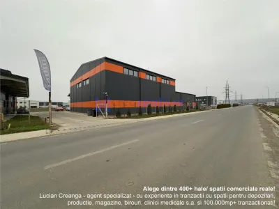 Hala Parc Miroslava, cu rafturi, la strada, 335mp - Iasi
