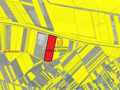 Vanzare teren Bolintin Deal - A1 - KM23, Giurgiu - Bolintin-Deal