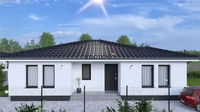 Casa Noua de Vanzare in Satu Mare| Doua compartimentari disponibile | Strada Odobescu | 124 mp Utili, 480 mp Teren, 3 Dormitoare, Incalzire in Pardoseala | 154.000 Euro - foto 14