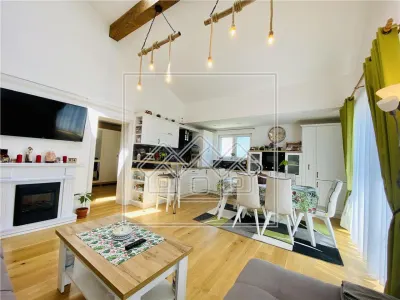 Penthouse mobilat si utilat modern cu terasa de 40 mp - foto 7