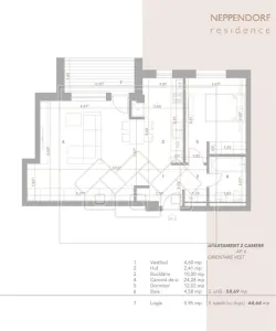 Ap. 2 camere, incalzire pardoseala, bloc nou cu lift, zona buna - foto 9
