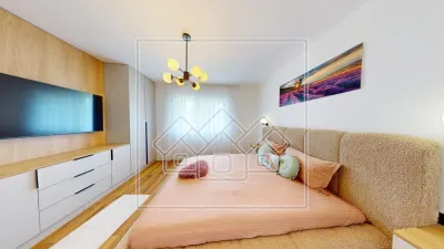 Penthouse cu design deosebit, mobilat modern, terasa - foto 13