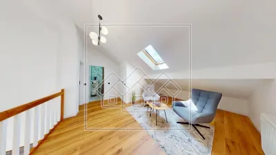 Penthouse cu design deosebit, mobilat modern, terasa - foto 16