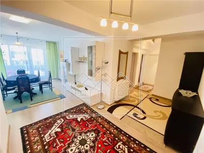 Apartament cu 3 camere, 2 bai si balcon - Zona Turnisor - Sibiu