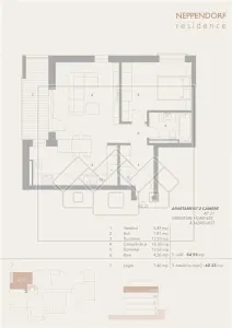 Apartament 2 camere, balcon, bloc nou, cu lift, zona buna - foto 4