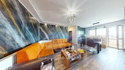 Ap cu 3 camere, 2 bai, 2 balcoane - etaj 3/4 - Calea Surii Mici - Sibiu