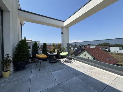 Penthouse cu terasa superba, la cheie, mobilat si utilat complet - foto 4