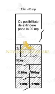 BIROU DE INCHIRIAT IN ZONA PODUL INALT - foto 1