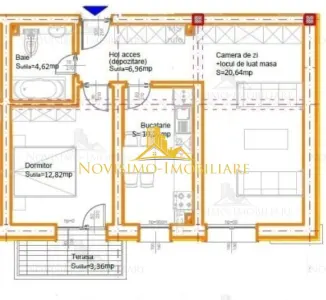 NOVISIMO-IMOBILIARE: APARTAMENT CU DOUA CAMERE - foto 5
