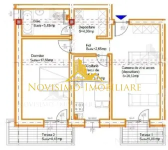 NOVISIMO-IMOBILIARE: AP. CU DOUA CAMERE IN ZONA SEMICENTRALA - Ploiesti