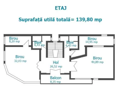 Royal Imobiliare - spatiu de birou de inchiriat in Ploiesti, zona Cantacuzino - foto 14