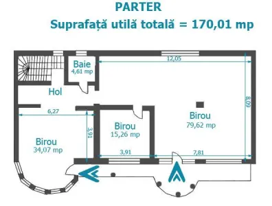 ROYAL IMOBILIARE- Inchiriere spatiu birouri zona Cantacuzino - foto 14