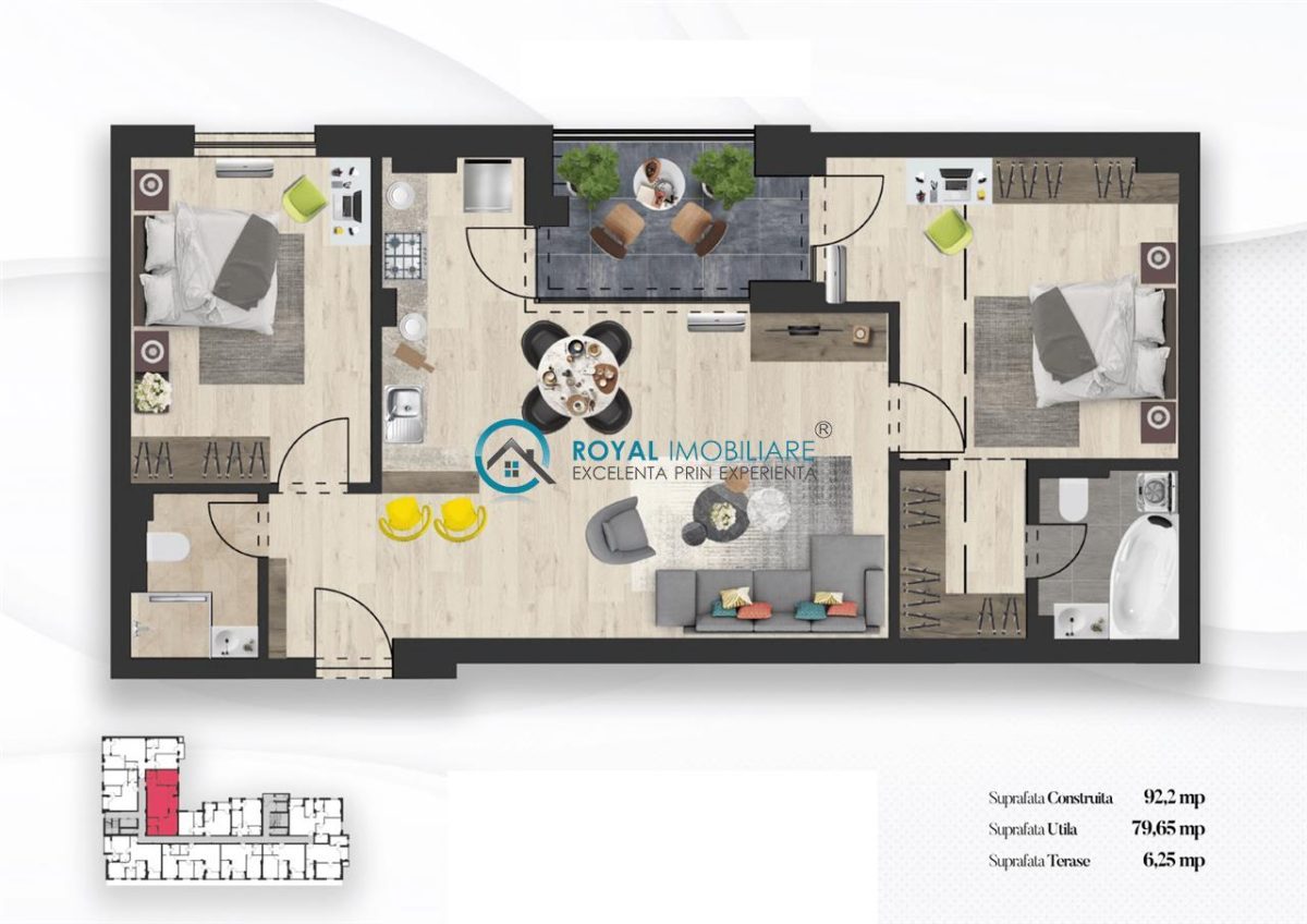 Royal Imobiliare -  Ultracentral, apartamente LUX - Ploiesti