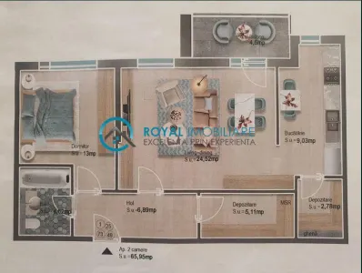 Royal Imobiliare - Inchiriere apartament 2 camere zona Albert - foto 7