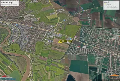 Teren  de 5000 mp langa Selgros - Jumbo - Real - Altex - Arad