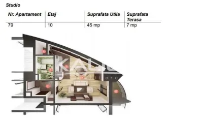 Apartamente cu 1 camera | cu CF | Manastur - foto 2