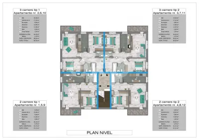 Apartament 2 camere in Trivale | Bloc Nou |  Persoana Fizica - foto 6