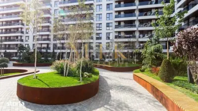 Apartament lux 3 Camere - mobila ROVERE | Curte privata 63 mp | Nusco City - foto 18