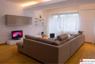 Herastrau, 3 CAMERE FRUMOS MOBILAT, LA PARTER, CU TERASA 60MP - Bucuresti