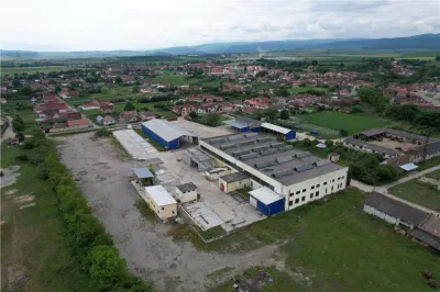Hala industriala de 2700mp cu 3,1 ha teren intravilan in Miercurea Sibiului - Miercurea Sibiului