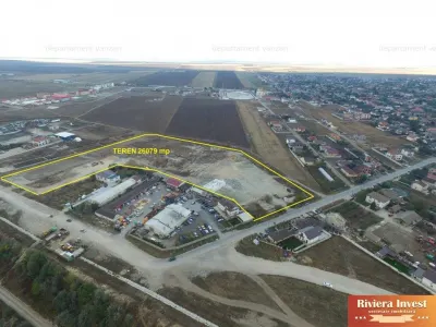 Cumpana- teren de inchiriat  cu platforma betonata - foto 2