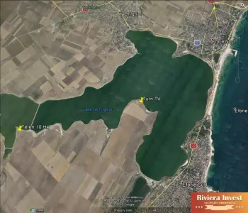 Tuzla-Teren 10Ha cu deschidere la Lacul Techirgiol - Tuzla