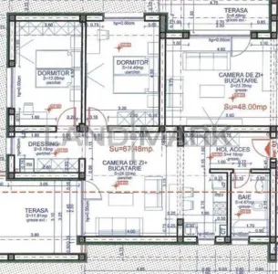 APARTAMENT PREMIUM BLOC NOU 3 CAMERE SI CURTE PREMIUM DUMBRAVITA - foto 3