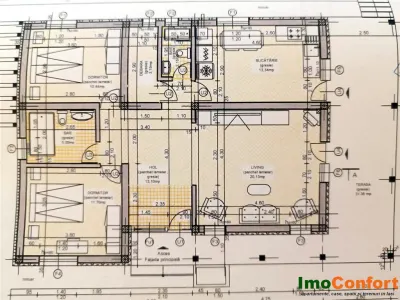 Casa noua  cu 3 camere si 500mp teren in Miroslava - Cornesti - foto 5