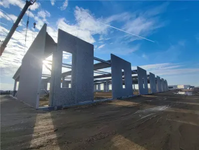 Nou !!! Hala 1800 mp, din structura beton armat/pereti din prefabricate, in Magurele, la sosea asfaltata,  aproape centura ; cu personalizare fluxuri/instalatii, la cerere, pe baza de comanda ferma; f - foto 7