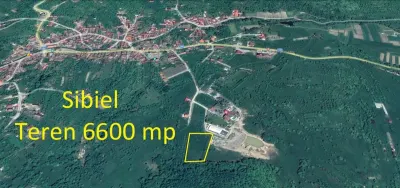 Teren de 6600 mp de vanzare la Sibiel - foto 4
