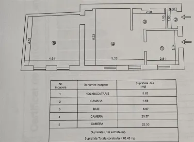 Apartament mobilat la etajul 1 in orasul de jos strada 9 Mai - Sibiu - foto 8