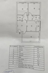 Apartament 3 camere decomandat cu pivnita de vanzare in Vasile Aaron - foto 7