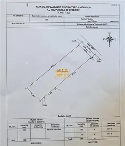 Teren in suprafata de 751 mp, Buda - Ramnicu Valcea
