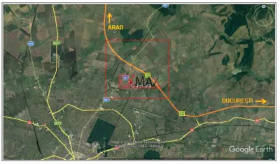 Teren  direct la autostrada  A1 Timisoara -Arad. PUZ pentru  parcare securizata pentru camioane si servicii conexe. - foto 4