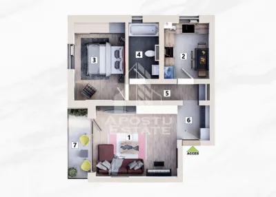 Apartamente cu 2 camere de vanzare, parcare inclusa, Mehala Timisoara - foto 17