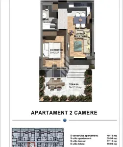 Apartamente de vanzare cu 2 camere, Torontalului Timisoara - foto 18