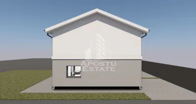 Jumatate de duplex,4 camere si 2 bai,Giarmata la stadiul de proiect - foto 5