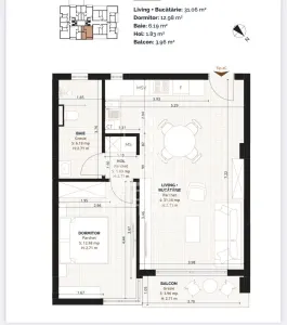 DE VANZARE Apartament 2 camere intr-un complex rezidential premium - foto 7