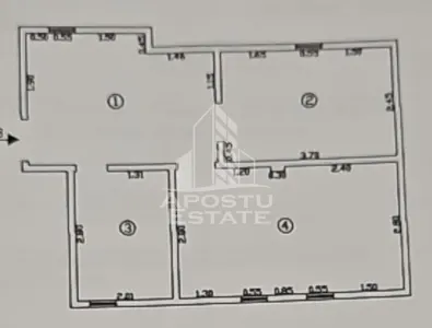 Apartament 2 camere de vanzare, centrala proprie, Freidorf, Timisoara - foto 8