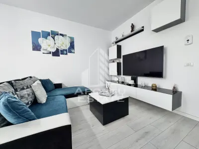 Apartament cu 2 camere la etajul 1 cu lift complet mobilat si utilat - Giroc