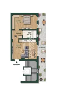 Apartament cu 2 camere de vanzare, open-space, Zona Torontalului - foto 5