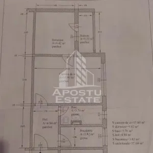 Apartament semidecomandat, 2 camere, centrala proprie,Sagului - foto 9