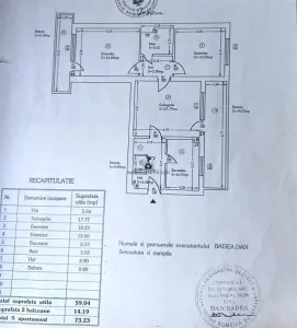 Apartament 3 camere Semidecomandat Pta. Sudului - Bucuresti